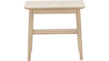 Sidebord Olsund med Hylle - Hvitpigmentert - Møbler - Bord - Avlastningsbord - Lampebord & sidebord