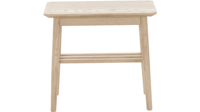 Sidebord Olsund med Hylle - Hvitpigmentert - Møbler - Bord - Avlastningsbord - Lampebord & sidebord