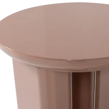 Sidebord Orivo 40 cm rundt - Gammelrosa - Møbler - Bord - Avlastningsbord - Lampebord & sidebord