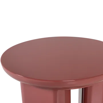 Sidebord Orivo 40 cm rundt - Rød/Rosa - Møbler - Bord - Avlastningsbord - Lampebord & sidebord