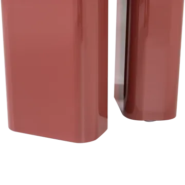 Sidebord Orivo 40 cm rundt - Rød/Rosa - Møbler - Bord - Avlastningsbord - Lampebord & sidebord