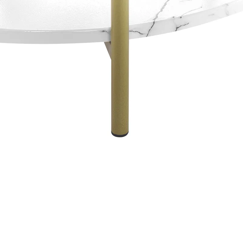 Sidebord Reva - Hvit - Møbler - Bord - Avlastningsbord - Lampebord & sidebord