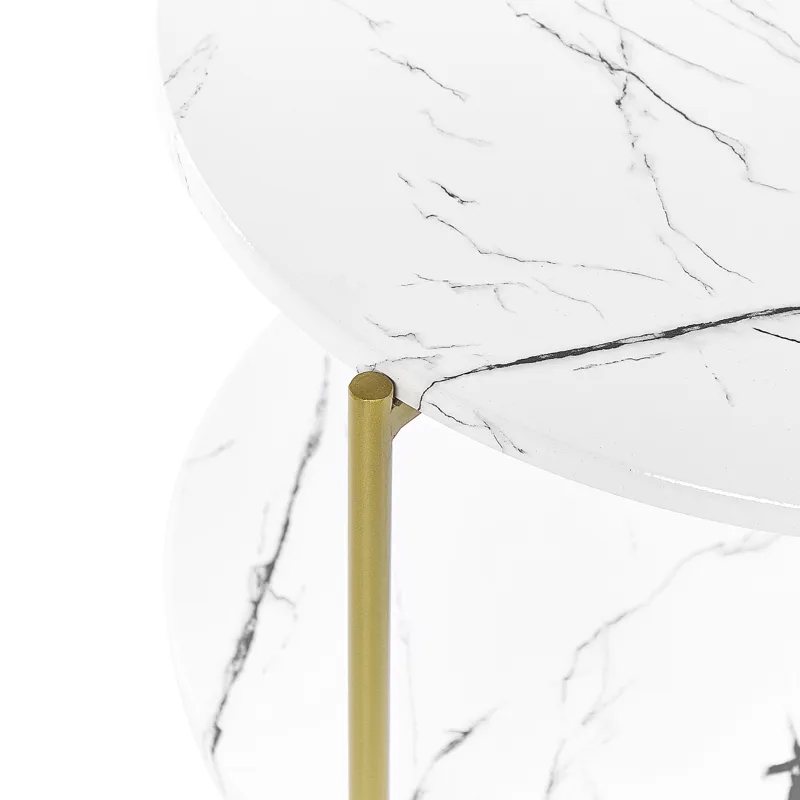 Sidebord Reva - Hvit - Møbler - Bord - Avlastningsbord - Lampebord & sidebord