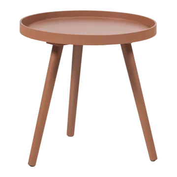 Sidebord Sasha 41 cm rundt - Gammelrosa - Møbler - Bord - Avlastningsbord - Lampebord & sidebord