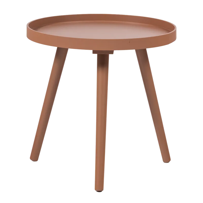 Sidebord Sasha 41 cm rundt, Gammelrosa