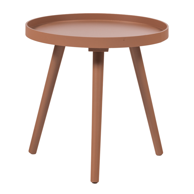 Sidebord Sasha 41 cm rundt, Gammelrosa