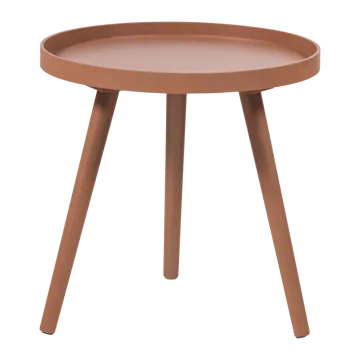 Sidebord Sasha 41 cm rundt - Gammelrosa - Møbler - Bord - Avlastningsbord - Lampebord & sidebord
