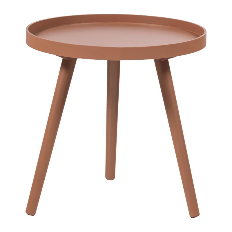 Sidebord Sasha 41 cm rundt - Gammelrosa - Møbler - Bord - Avlastningsbord - Lampebord & sidebord