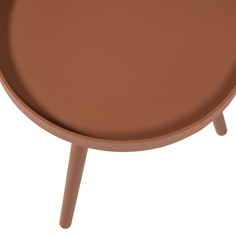 Sidebord Sasha 41 cm rundt - Gammelrosa - Møbler - Bord - Avlastningsbord - Lampebord & sidebord