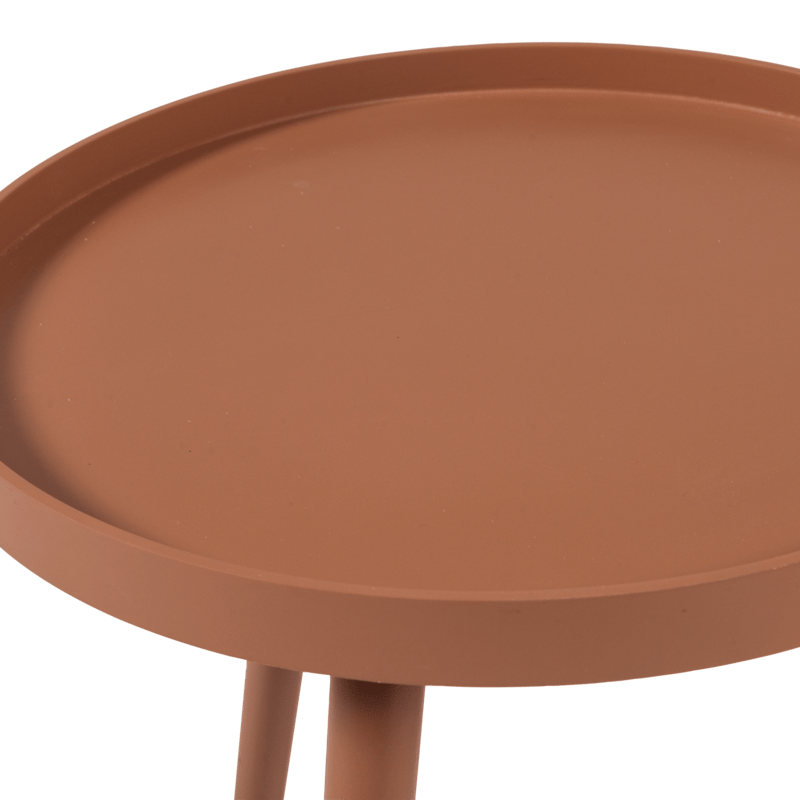 Sidebord Sasha 41 cm rundt - Gammelrosa - Møbler - Bord - Avlastningsbord - Lampebord & sidebord