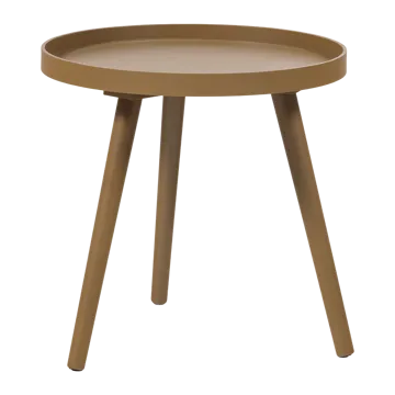 Sidebord Sasha 41 cm rundt - Honninggul - Møbler - Bord - Avlastningsbord - Lampebord & sidebord