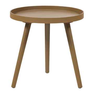Sidebord Sasha 41 cm rundt - Honninggul - Møbler - Bord - Avlastningsbord - Lampebord & sidebord