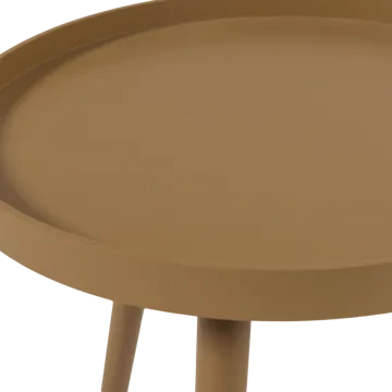 Sidebord Sasha 41 cm rundt - Honninggul - Møbler - Bord - Avlastningsbord - Lampebord & sidebord