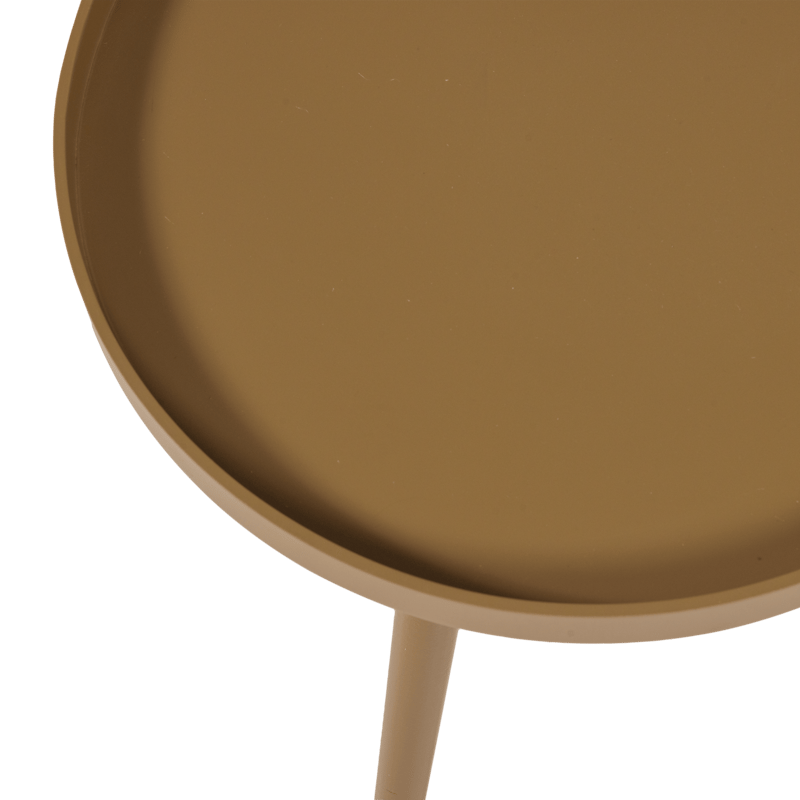 Sidebord Sasha 41 cm rundt - Honninggul - Møbler - Bord - Avlastningsbord - Lampebord & sidebord