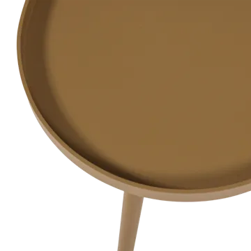 Sidebord Sasha 41 cm rundt - Honninggul - Møbler - Bord - Avlastningsbord - Lampebord & sidebord