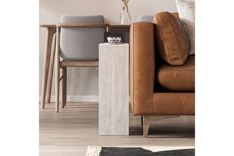 Sidebord Simpi Antikkhvit - Antikkhvit - Møbler - Bord - Avlastningsbord - Lampebord & sidebord