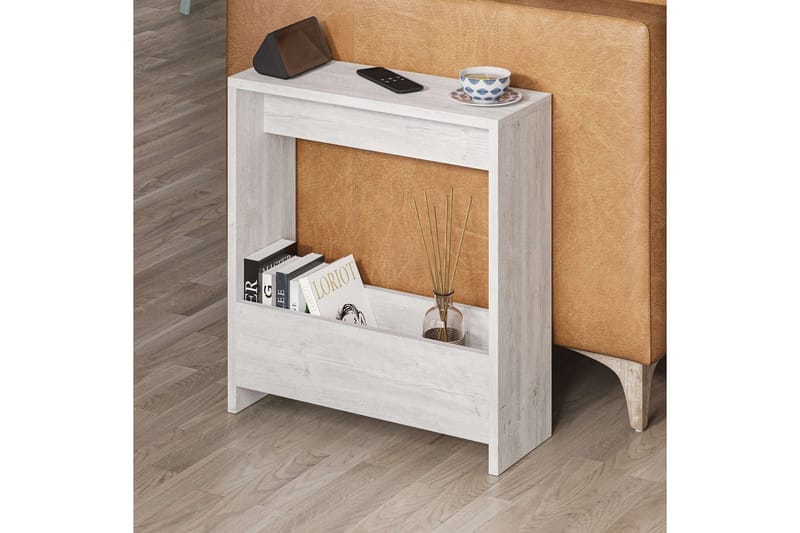 Sidebord Simpi Antikkhvit - Antikkhvit - Møbler - Bord - Avlastningsbord - Lampebord & sidebord