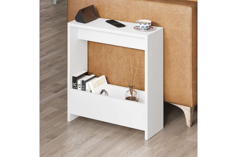 Sidebord Simpi Hvit - Hvit - Møbler - Bord - Avlastningsbord - Lampebord & sidebord