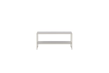 Sidebord Staal - Beige, 102x43x45 - Møbler - Bord - Avlastningsbord - Lampebord & sidebord