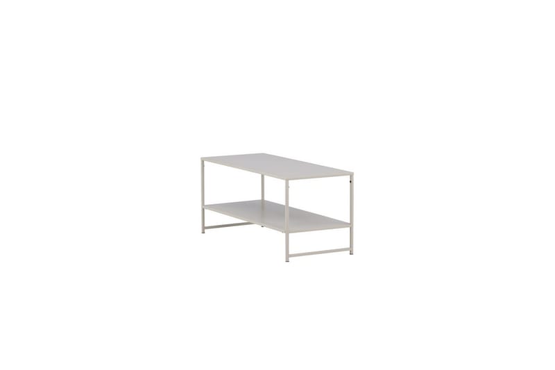 Sidebord Staal - Beige, 102x43x45 - Møbler - Bord - Avlastningsbord - Lampebord & sidebord