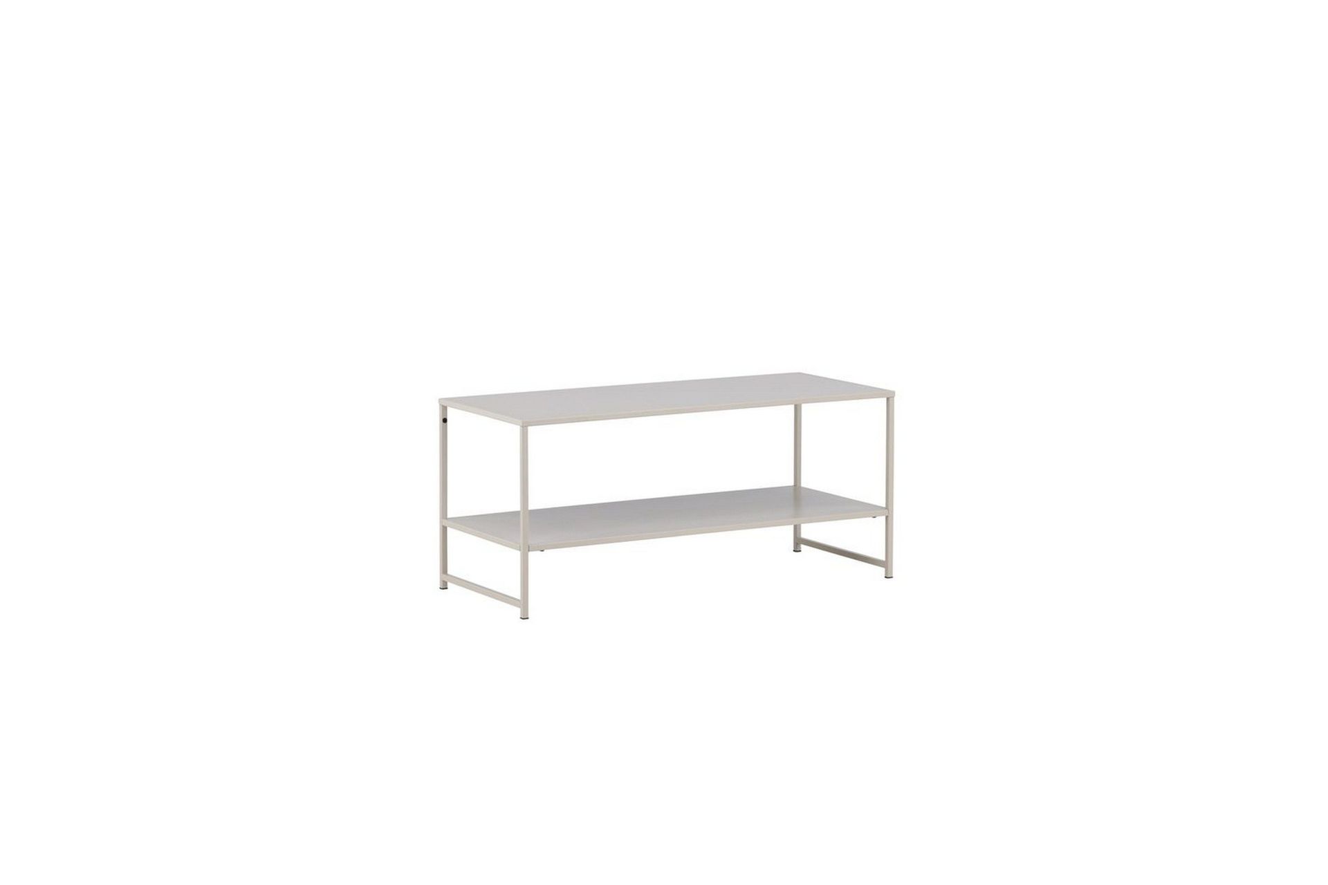 Sidebord Staal - Beige, 102x43x45