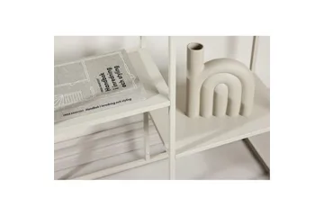 Sidebord Staal - Beige, 26x80x80 - Møbler - Bord - Avlastningsbord - Lampebord & sidebord