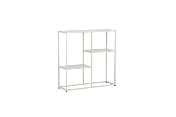 Sidebord Staal - Beige, 26x80x80 - Møbler - Bord - Avlastningsbord - Lampebord & sidebord