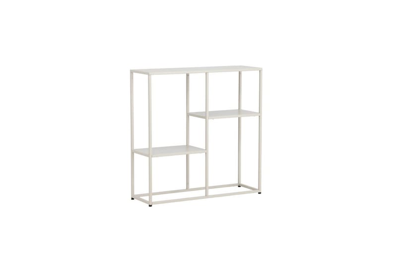 Sidebord Staal - Beige, 26x80x80 - Møbler - Bord - Avlastningsbord - Lampebord & sidebord