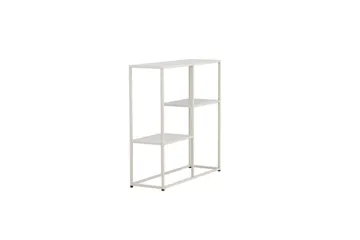 Sidebord Staal - Beige, 26x80x80 - Møbler - Bord - Avlastningsbord - Lampebord & sidebord