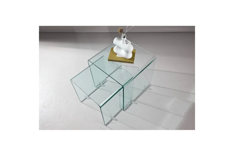 Sidebord Telemark - Bord 1: 42x42x42 Bord 2: 36x36x39 - Møbler - Bord - Avlastningsbord - Lampebord & sidebord