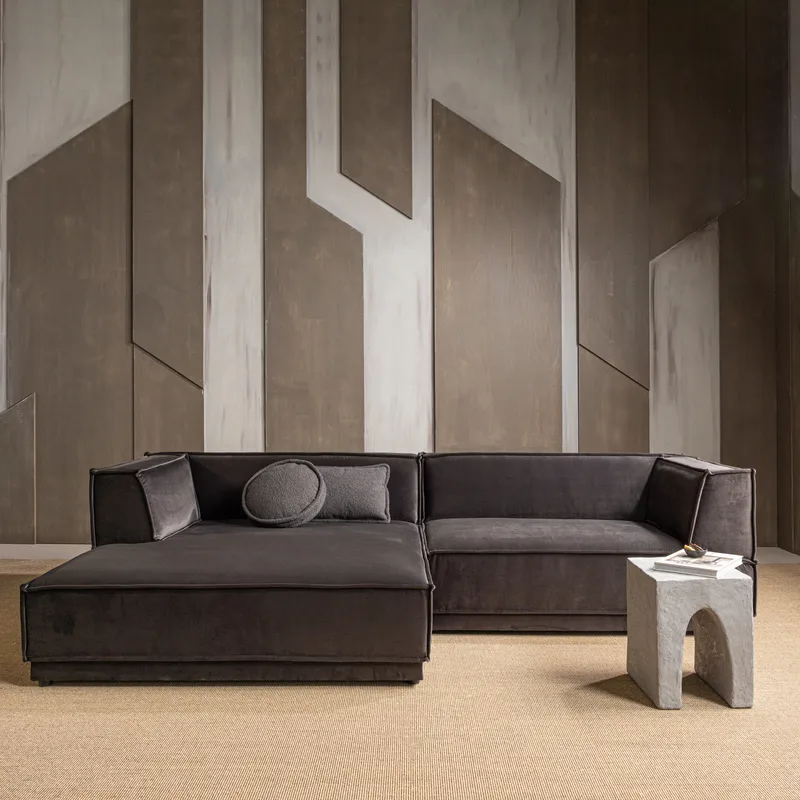 Sidebord Tovi 40 cm - Grå - Møbler - Bord - Avlastningsbord - Lampebord & sidebord