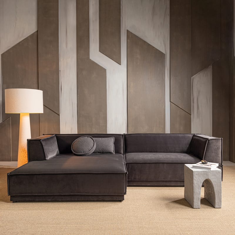 Sidebord Tovi 40 cm - Grå - Møbler - Bord - Avlastningsbord - Lampebord & sidebord