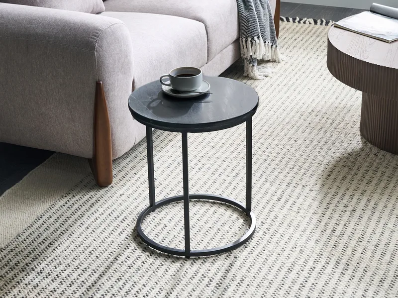 Sidebord Tyrell - Svart marmor - Møbler - Bord - Avlastningsbord - Lampebord & sidebord