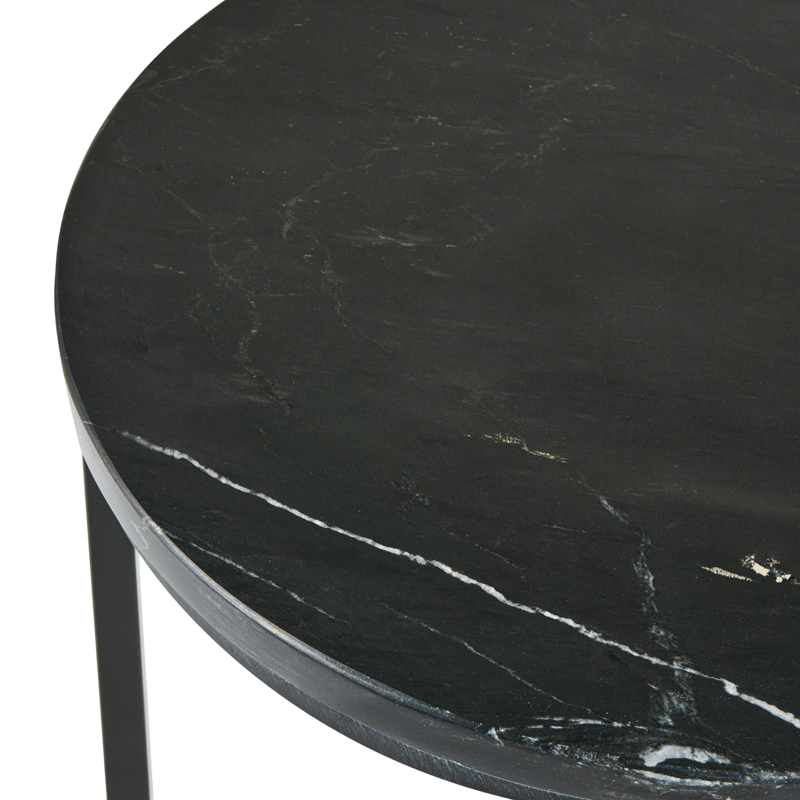 Sidebord Tyrell - Svart marmor - Møbler - Bord - Avlastningsbord - Lampebord & sidebord