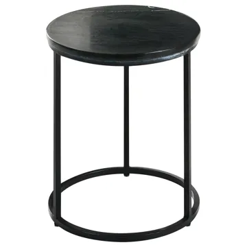 Sidebord Tyrell - Svart marmor - Møbler - Bord - Avlastningsbord - Lampebord & sidebord