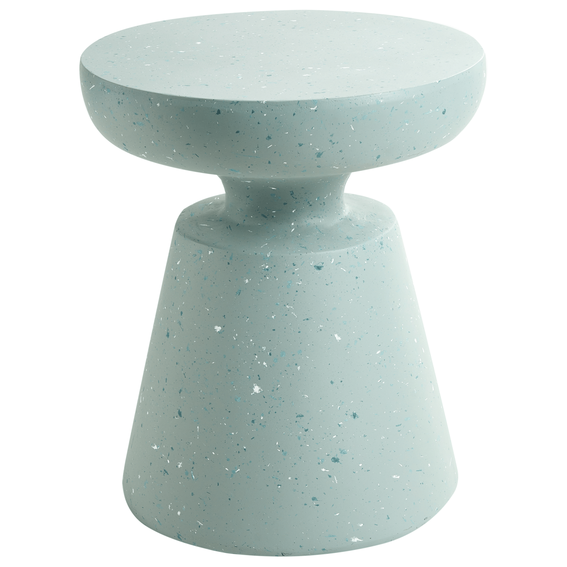 Sidebord utendørs Mincio 45 cm terrazzoeffekt - Grønn