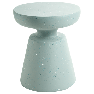 Sidebord utendørs Mincio 45 cm terrazzoeffekt - Grønn - Hagemøbler - Balkong - Balkongmøbler - Balkongbord