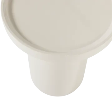 Sidebord Veluna 40 cm rundt - Sand - Møbler - Bord - Avlastningsbord - Lampebord & sidebord