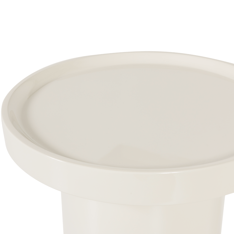 Sidebord Veluna 40 cm rundt - Sand - Møbler - Bord - Avlastningsbord - Lampebord & sidebord