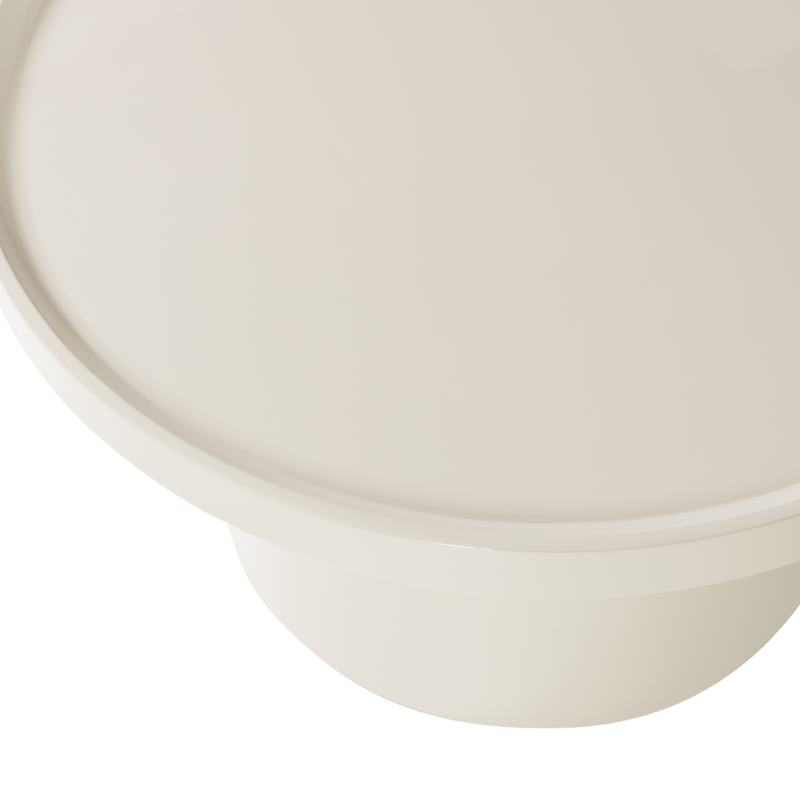 Sidebord Veluna 70 cm rundt - Sand - Møbler - Bord - Avlastningsbord - Lampebord & sidebord