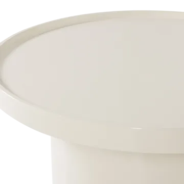 Sidebord Veluna 70 cm rundt - Sand - Møbler - Bord - Avlastningsbord - Lampebord & sidebord