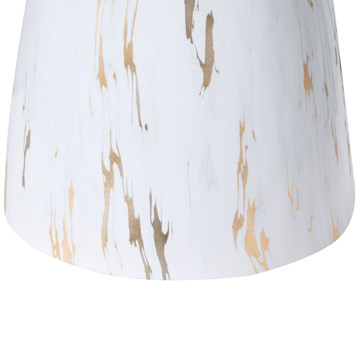 Sidebord Wabby - Hvit marmor - Møbler - Bord - Avlastningsbord - Lampebord & sidebord
