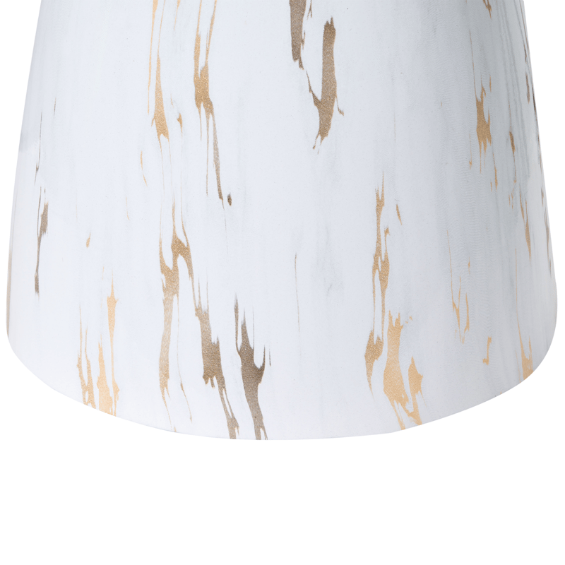 Sidebord Wabby - Hvit marmor - Møbler - Bord - Avlastningsbord - Lampebord & sidebord