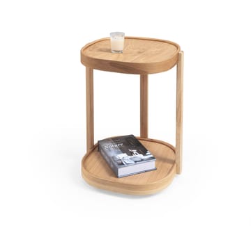 Sidebord Wallxpert Milan C (42 x 58 x 42 cm) eik - Eik - Møbler - Bord - Avlastningsbord - Lampebord & sidebord