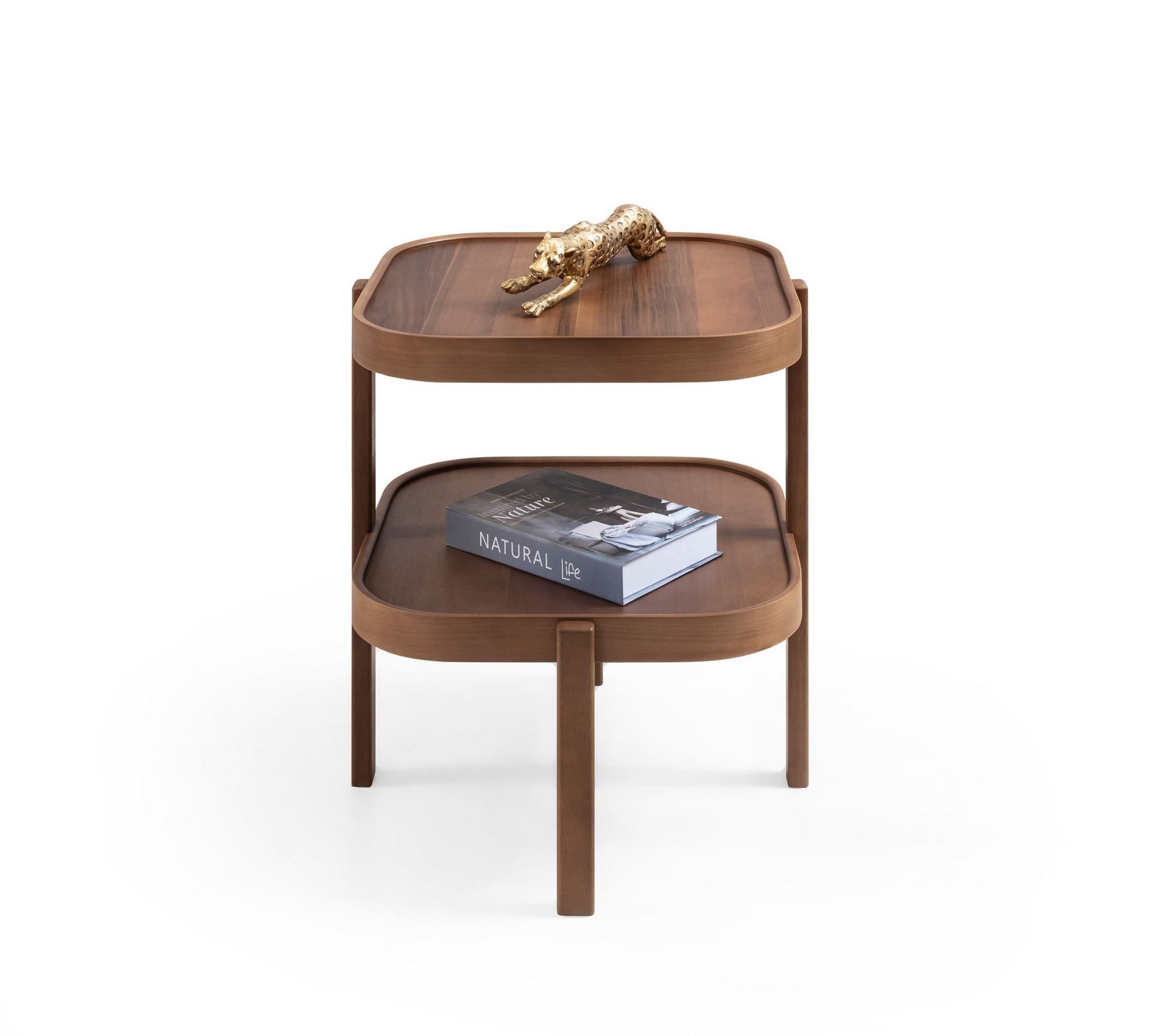 Sidebord Wallxpert Milan Kare (60 x 60 x 60 cm) Valnøtt - Valnøtt
