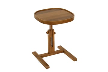 Sidebord Wallxpert Opus Kare (42 x 43 x 42 cm) Valnøtt - Valnøtt - Møbler - Bord - Avlastningsbord - Lampebord & sidebord