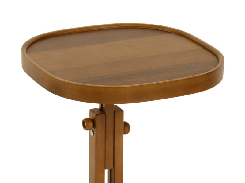 Sidebord Wallxpert Opus Kare (42 x 43 x 42 cm) Valnøtt - Valnøtt - Møbler - Bord - Avlastningsbord - Lampebord & sidebord