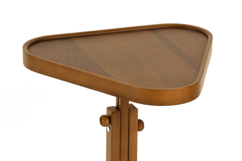Sidebord Wallxpert Opus Ucgen (46 x 43 x 46 cm) Valnøtt - Valnøtt - Møbler - Bord - Avlastningsbord - Lampebord & sidebord