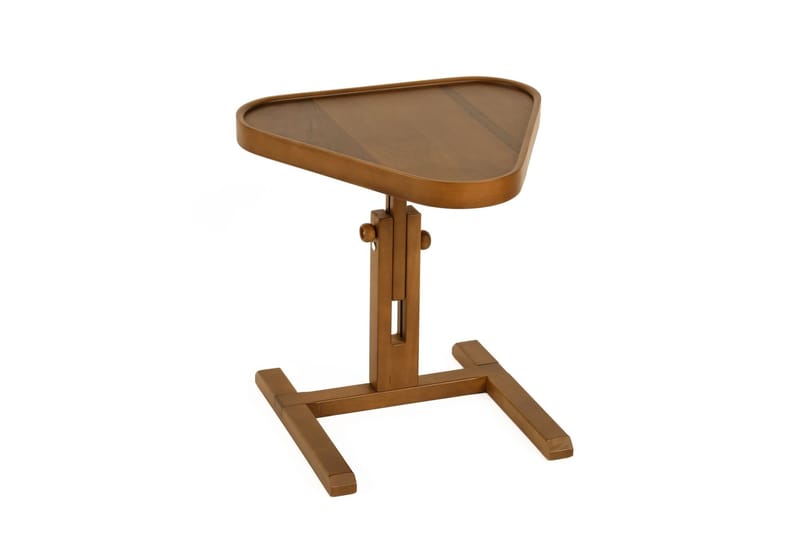 Sidebord Wallxpert Opus Ucgen (46 x 43 x 46 cm) Valnøtt - Valnøtt - Møbler - Bord - Avlastningsbord - Lampebord & sidebord