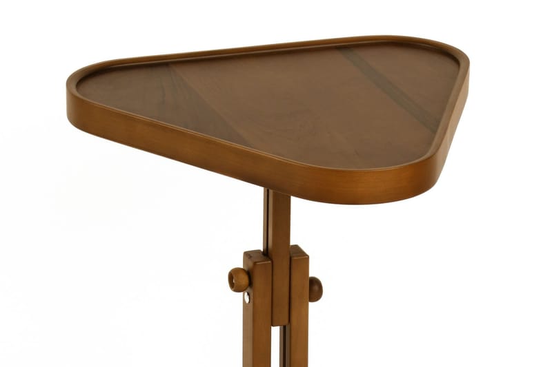 Sidebord Wallxpert Opus Ucgen (46 x 43 x 46 cm) Valnøtt - Valnøtt - Møbler - Bord - Avlastningsbord - Lampebord & sidebord